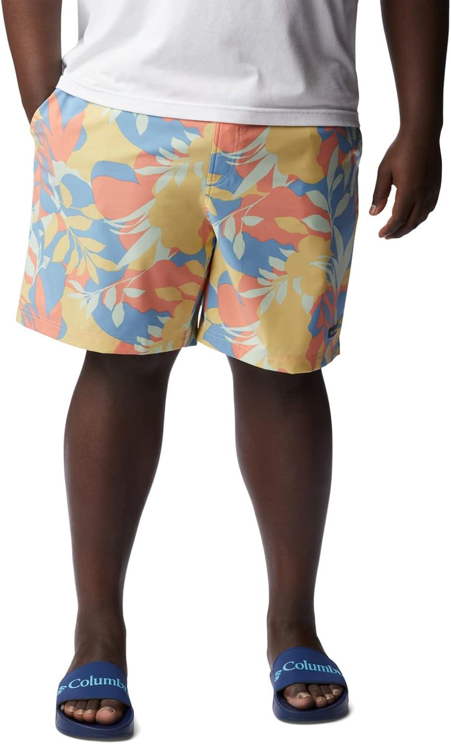 imageColumbia Mens Summertide Stretch Printed ShortCornstalk Floriated