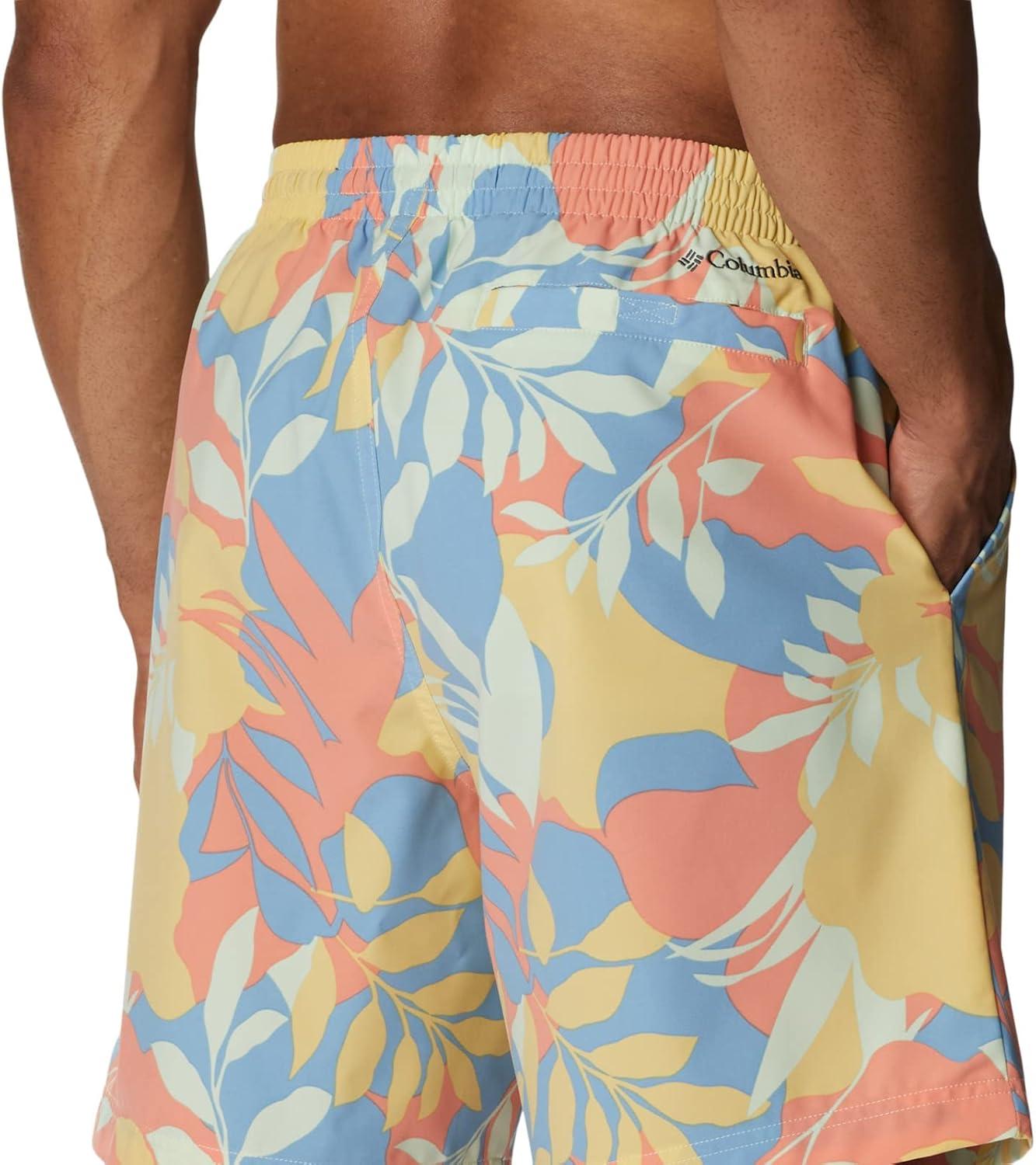 imageColumbia Mens Summertide Stretch Printed ShortCornstalk Floriated