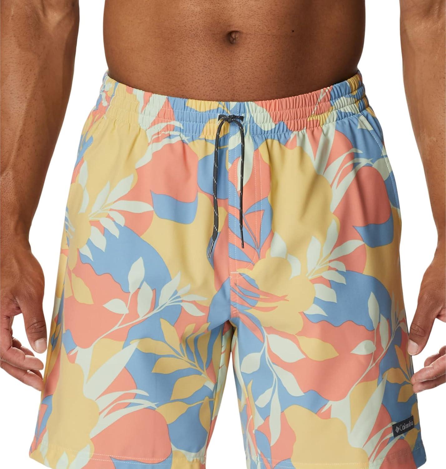 imageColumbia Mens Summertide Stretch Printed ShortCornstalk Floriated