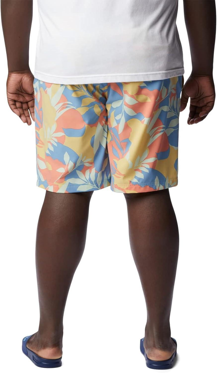 imageColumbia Mens Summertide Stretch Printed ShortCornstalk Floriated