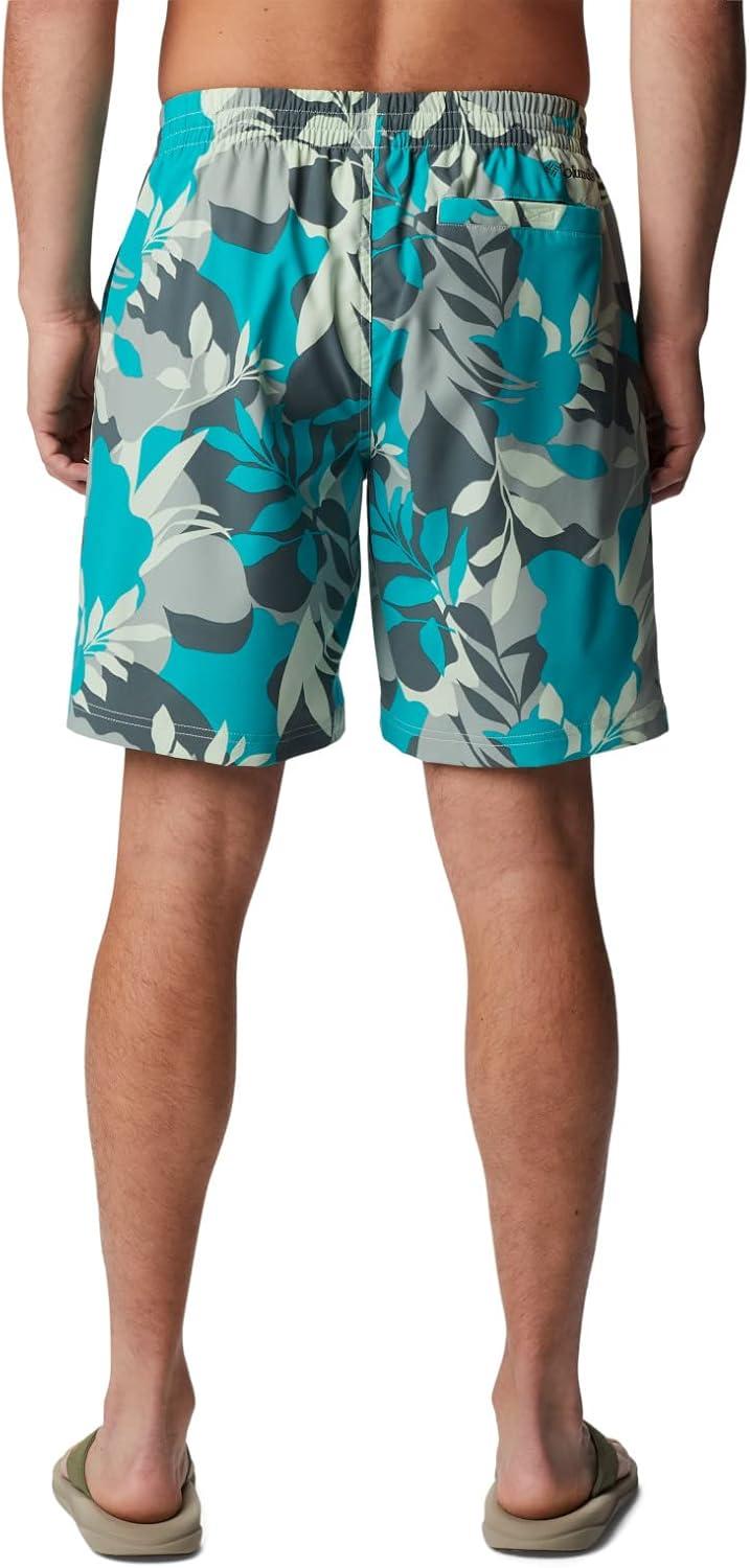 imageColumbia Mens Summertide Stretch Printed ShortIce Green Floriated