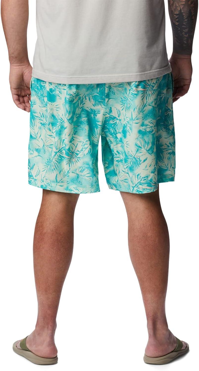 imageColumbia Mens Summertide Stretch Printed ShortIce Green Sketchy Paradise