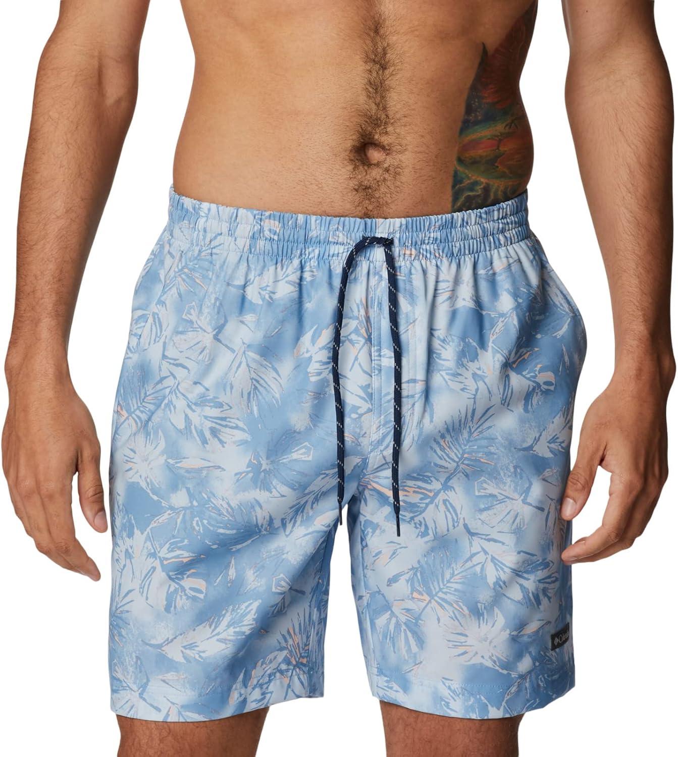 imageColumbia Mens Summertide Stretch Printed ShortJet Stream Sketchy Paradise