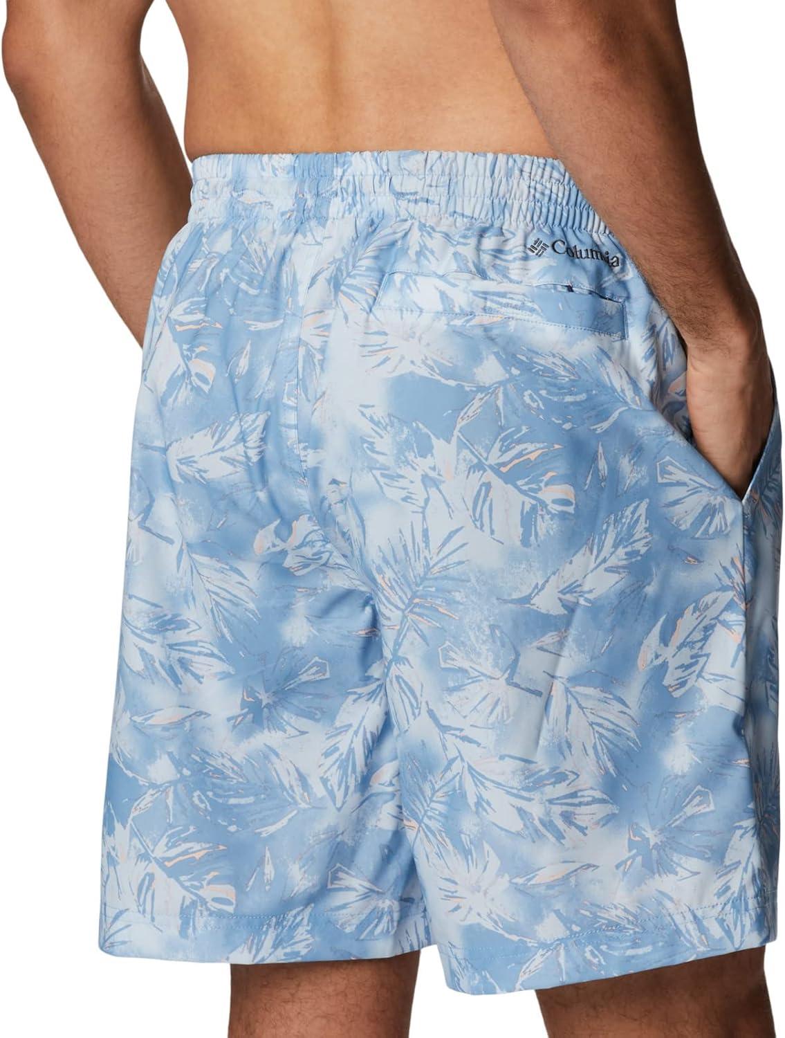 imageColumbia Mens Summertide Stretch Printed ShortJet Stream Sketchy Paradise