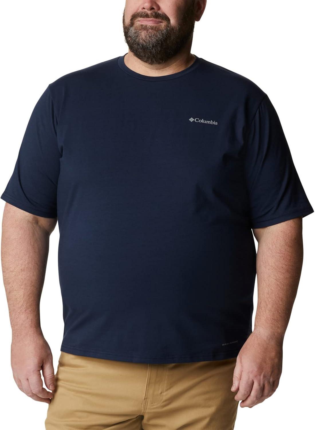 imageColumbia Mens Sun Trek Short Sleeve Tee Collegiate Navy Small