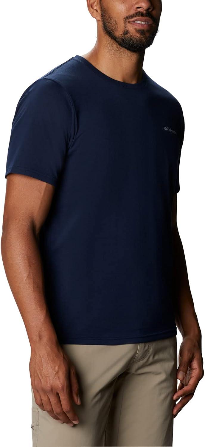 imageColumbia Mens Sun Trek Short Sleeve Tee Collegiate Navy Small