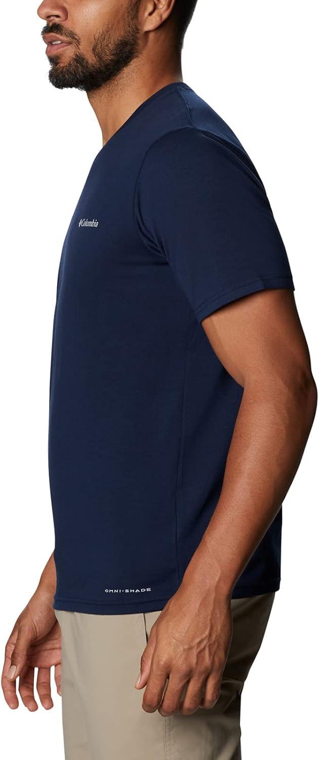 imageColumbia Mens Sun Trek Short Sleeve Tee Collegiate Navy Small
