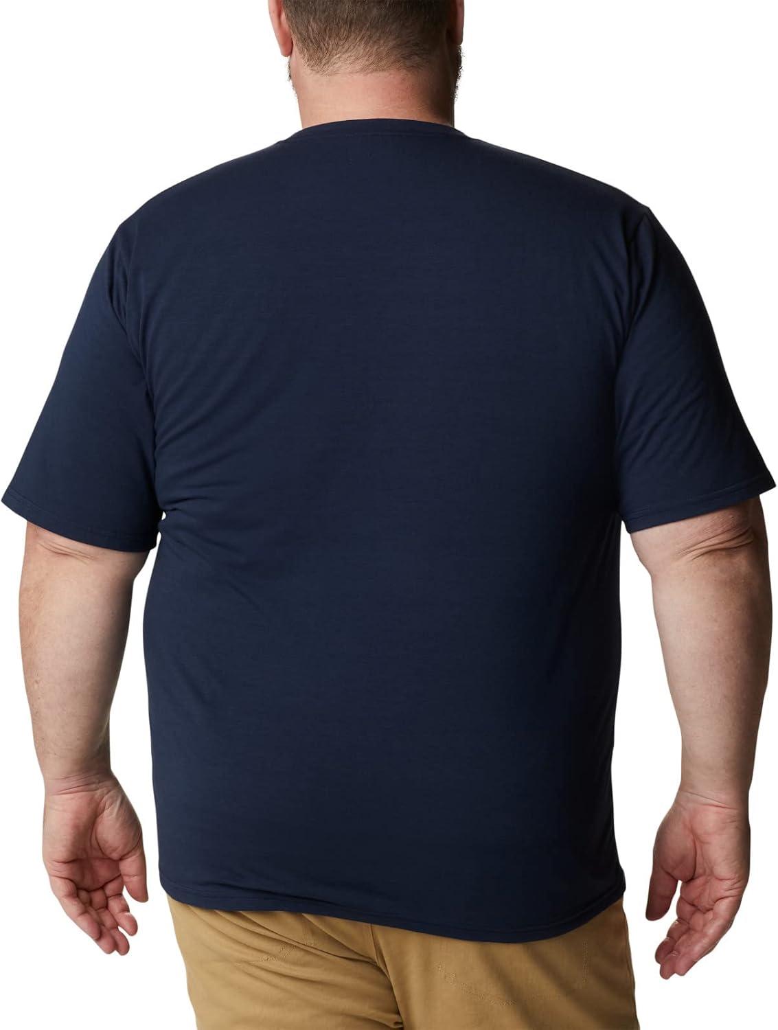 imageColumbia Mens Sun Trek Short Sleeve Tee Collegiate Navy Small