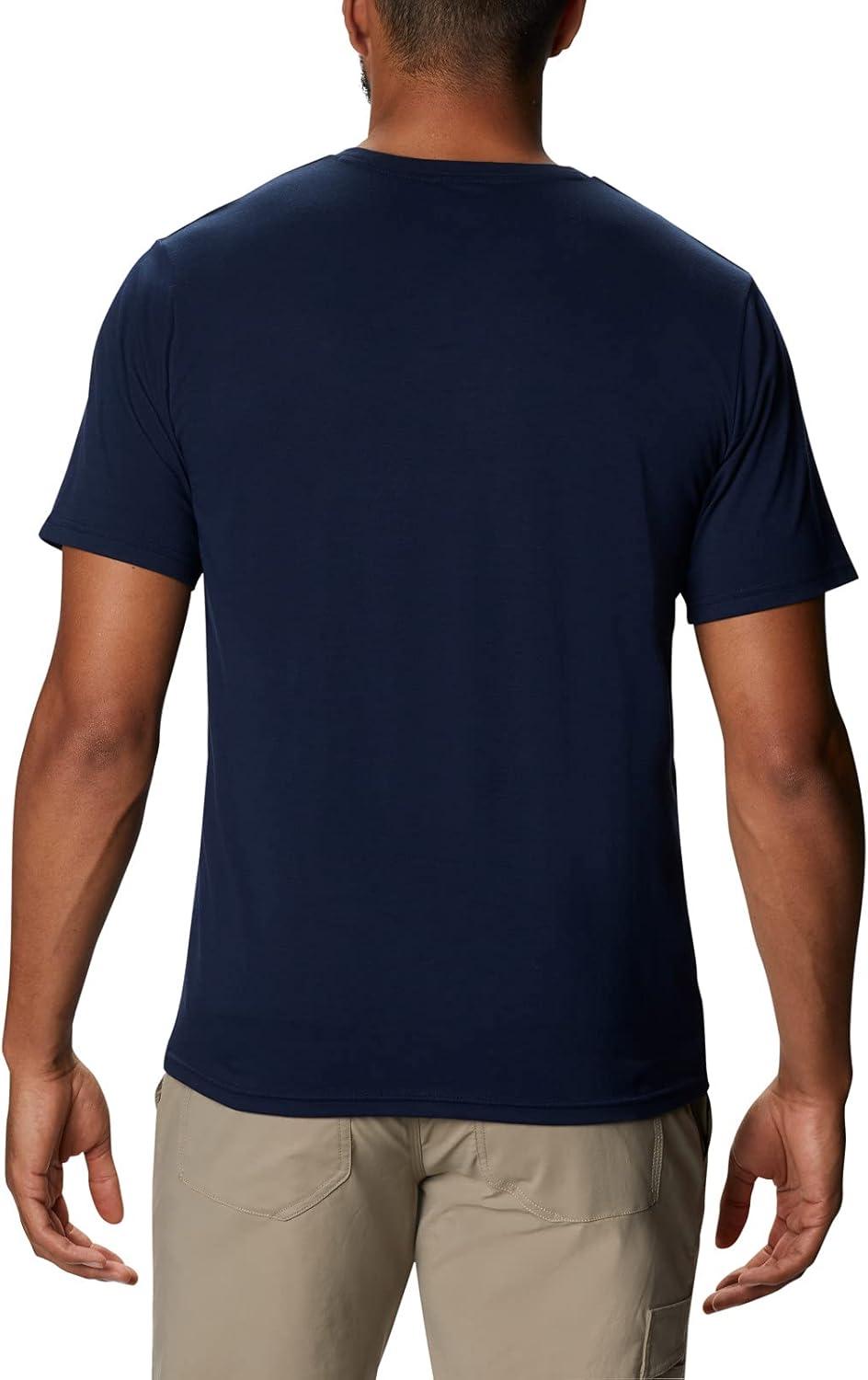 imageColumbia Mens Sun Trek Short Sleeve Tee Collegiate Navy Small