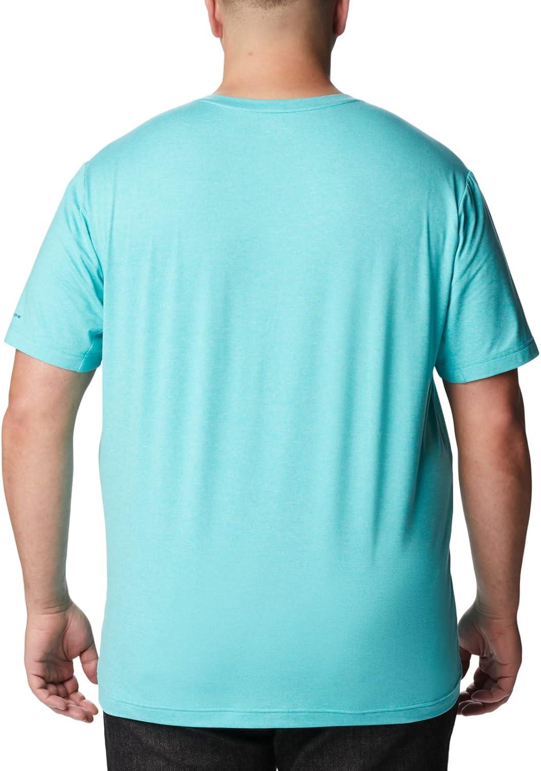 imageColumbia Mens Tech Trail Crew NeckBright Aqua Heather