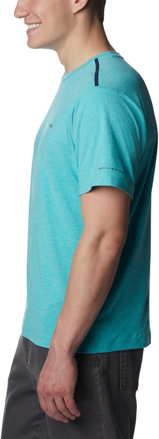 imageColumbia Mens Tech Trail Crew NeckBright Aqua Heather