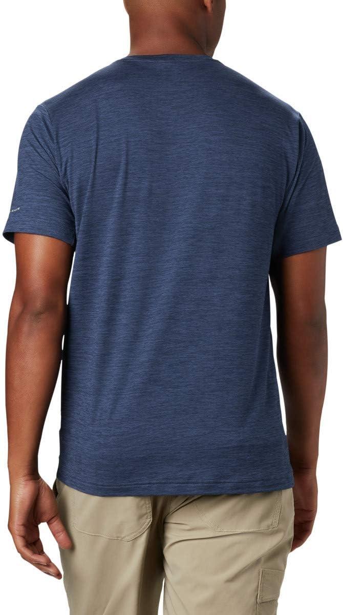 imageColumbia Mens Tech Trail Crew NeckCollegiate Navy Legacy Color Code 464