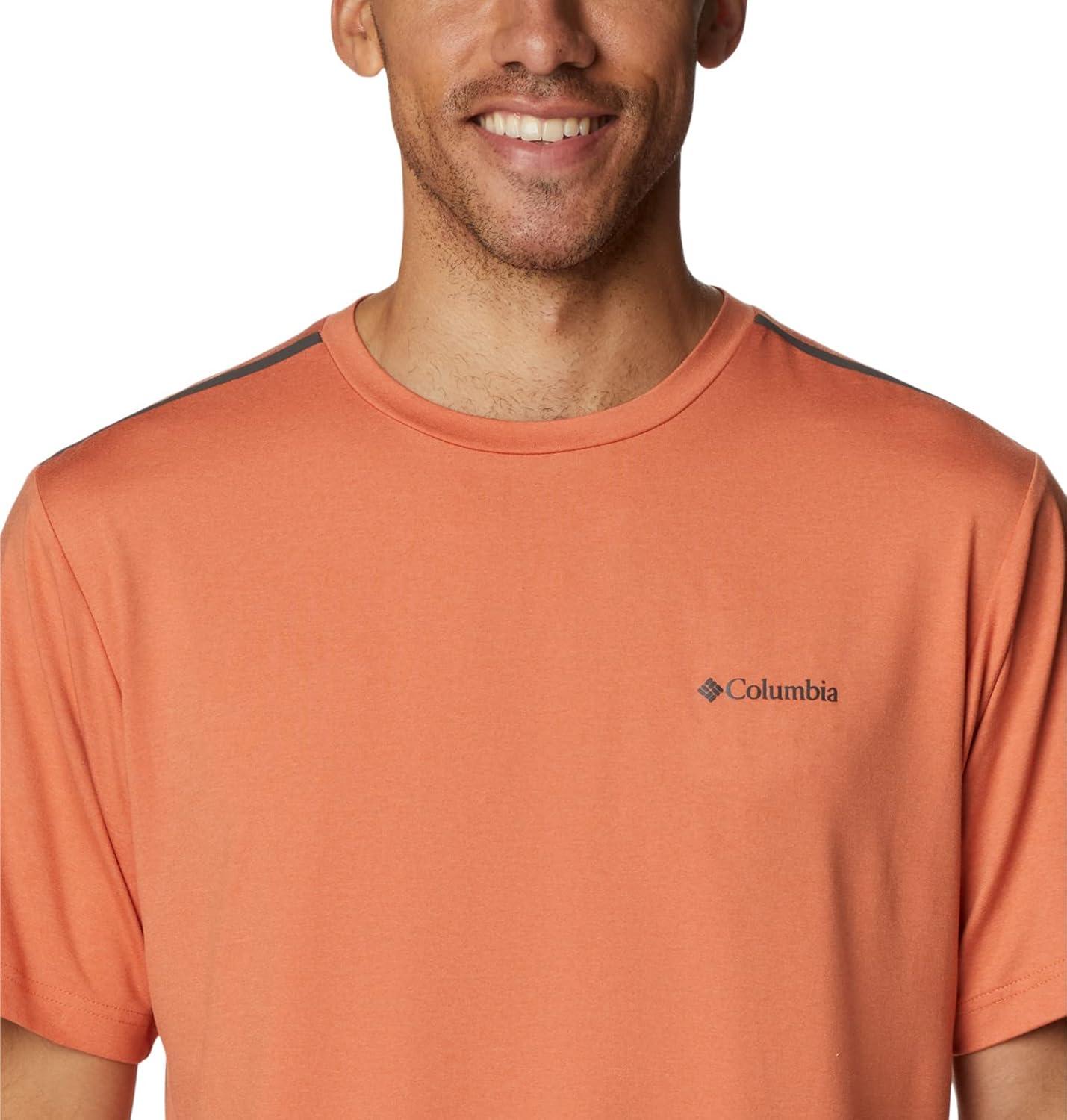 imageColumbia Mens Tech Trail Crew NeckDesert Orange Heather