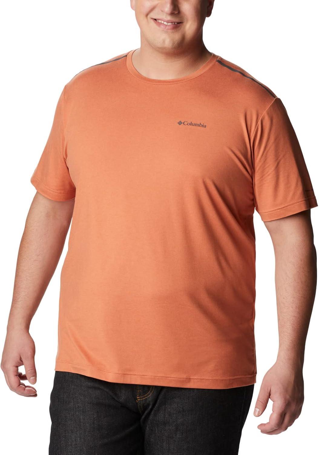 imageColumbia Mens Tech Trail Crew NeckDesert Orange Heather