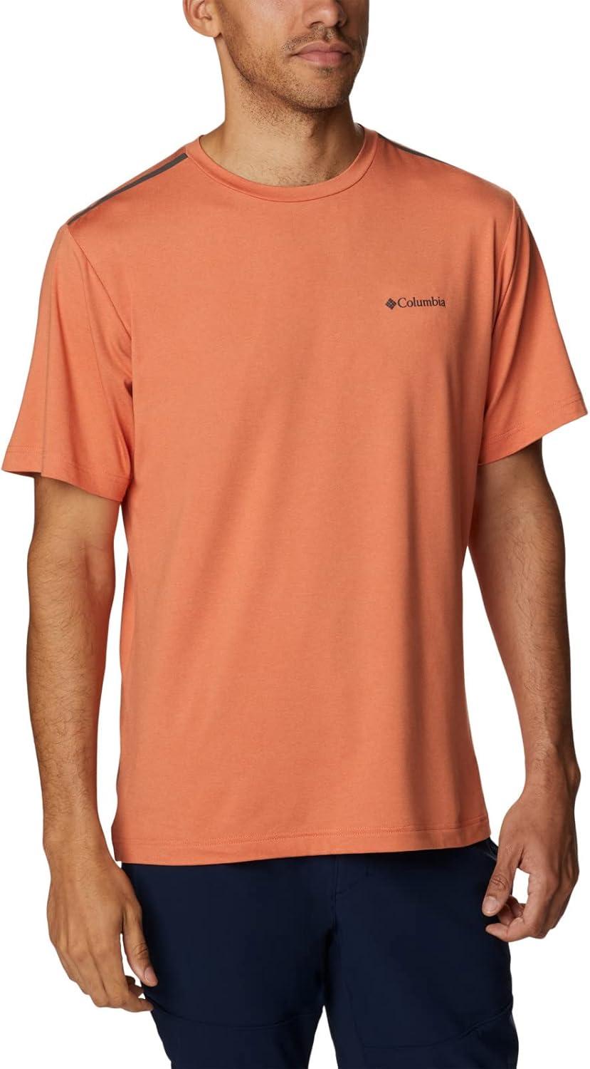imageColumbia Mens Tech Trail Crew NeckDesert Orange Heather