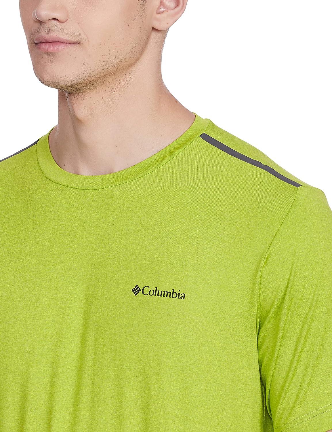 imageColumbia Mens Tech Trail Crew NeckMelonadePeach Cloud