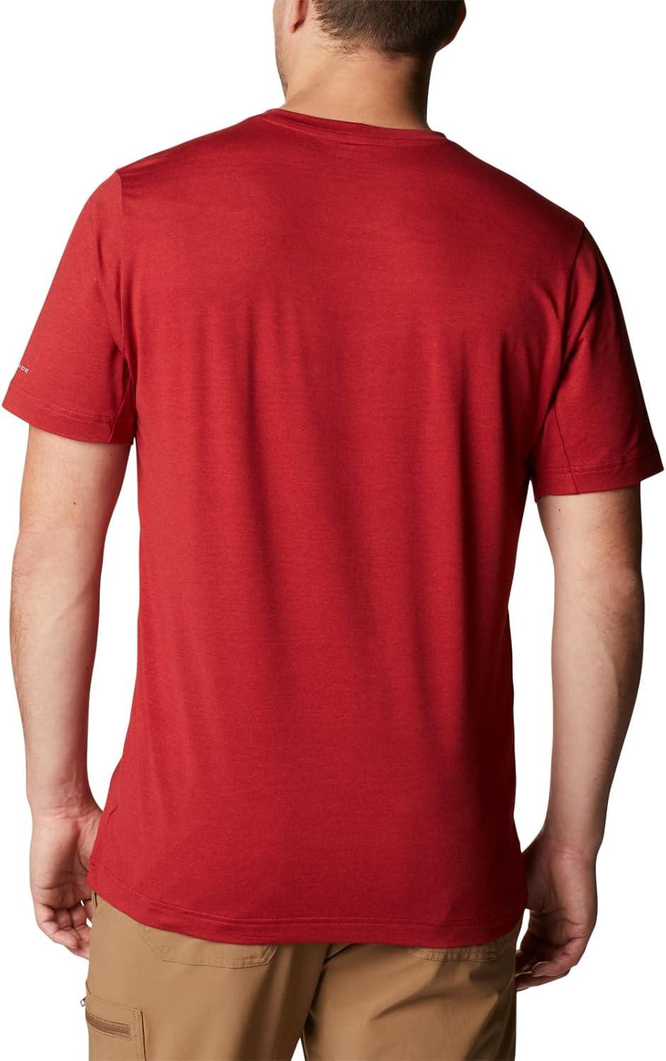 imageColumbia Mens Tech Trail Crew NeckMountain Red Heather