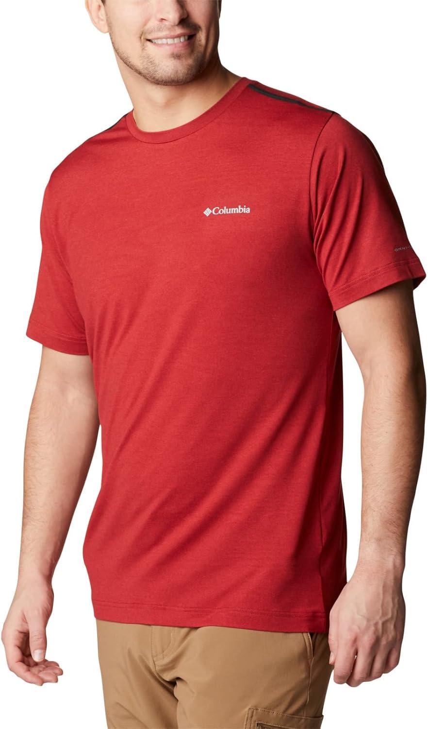 imageColumbia Mens Tech Trail Crew NeckMountain Red Heather