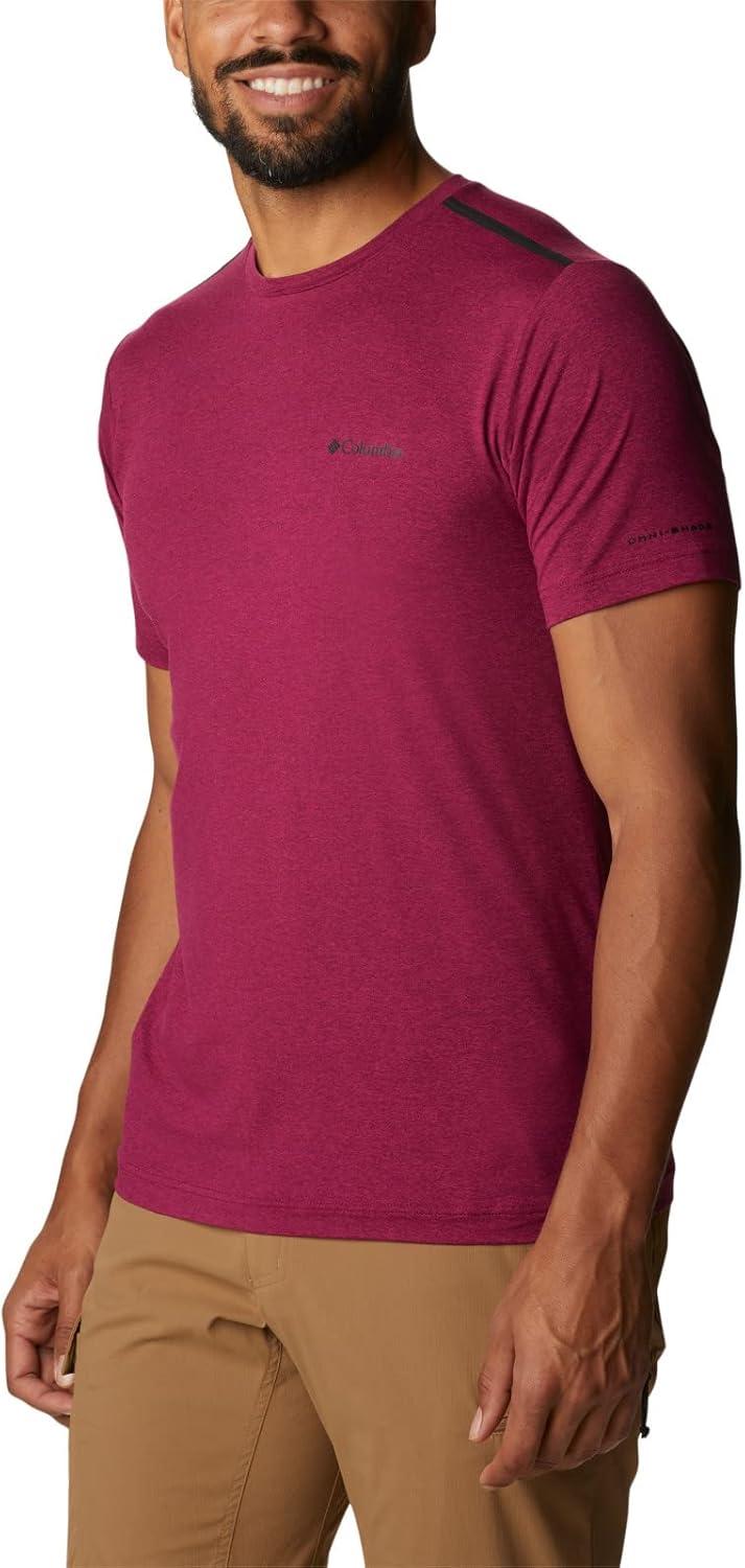 imageColumbia Mens Tech Trail Crew NeckRed Onion Heather