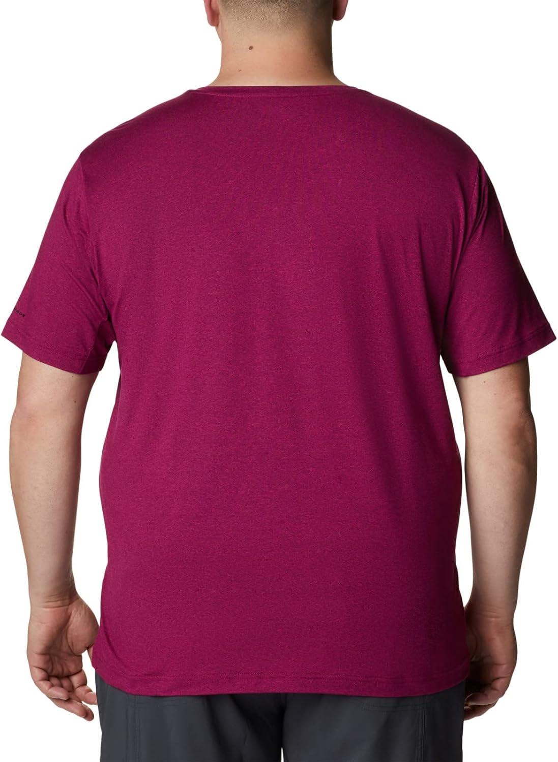 imageColumbia Mens Tech Trail Crew NeckRed Onion Heather