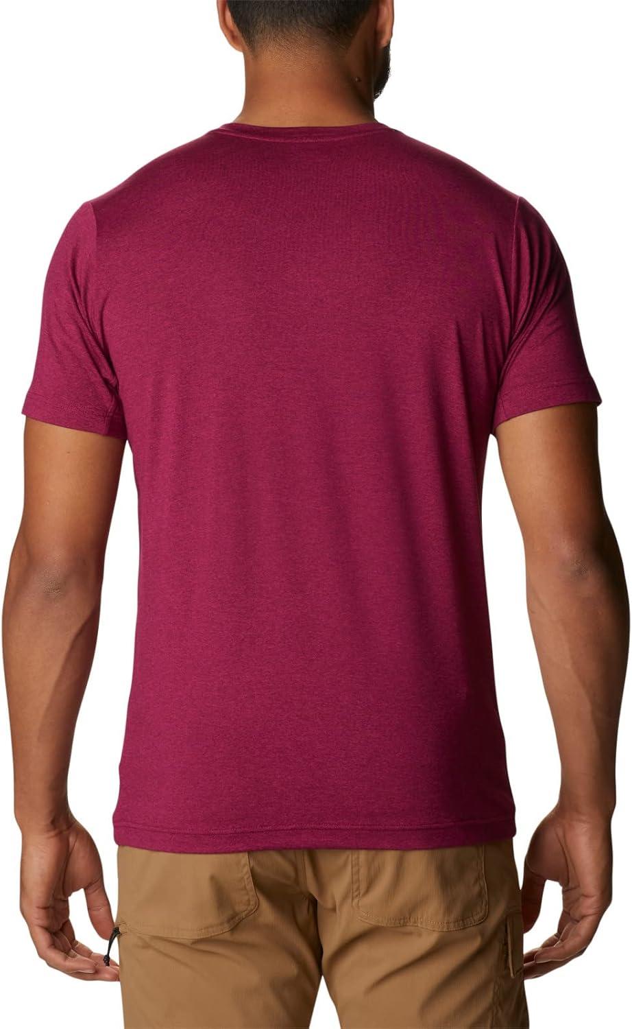 imageColumbia Mens Tech Trail Crew NeckRed Onion Heather