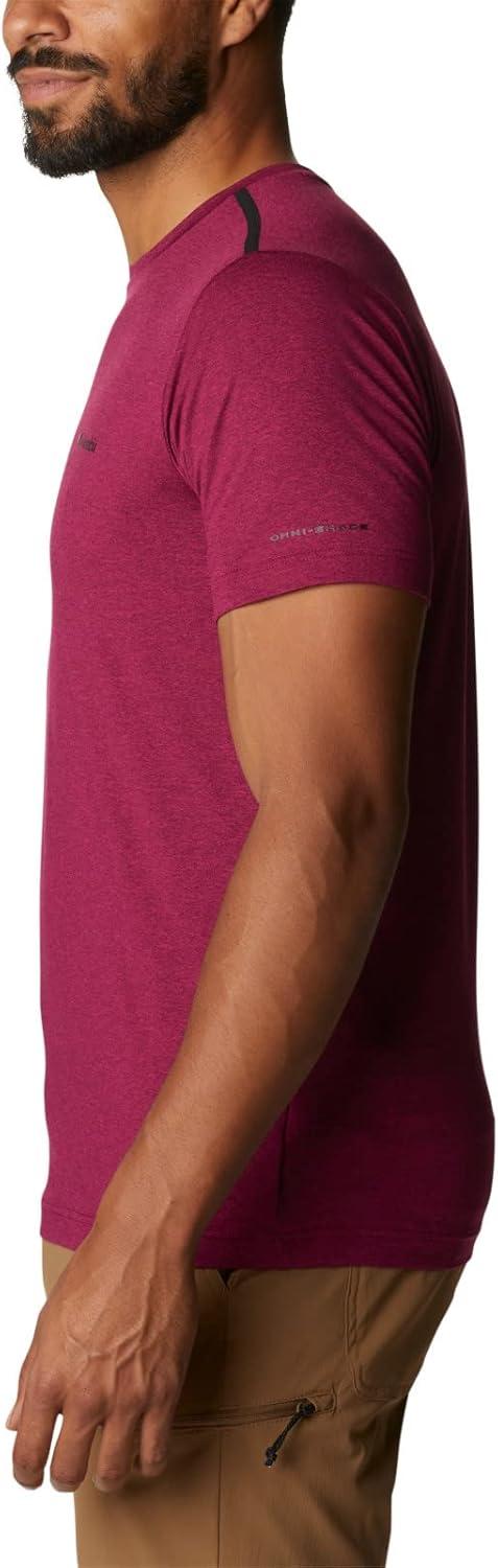 imageColumbia Mens Tech Trail Crew NeckRed Onion Heather