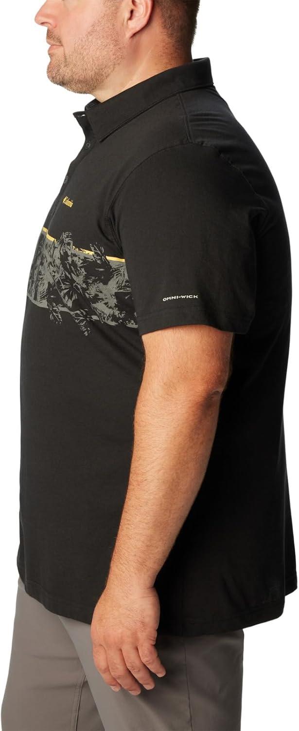 imageColumbia Mens Thistletown Hills Stripe PoloBlack
