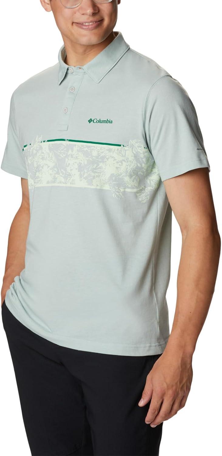 imageColumbia Mens Thistletown Hills Stripe PoloNiagara Heather