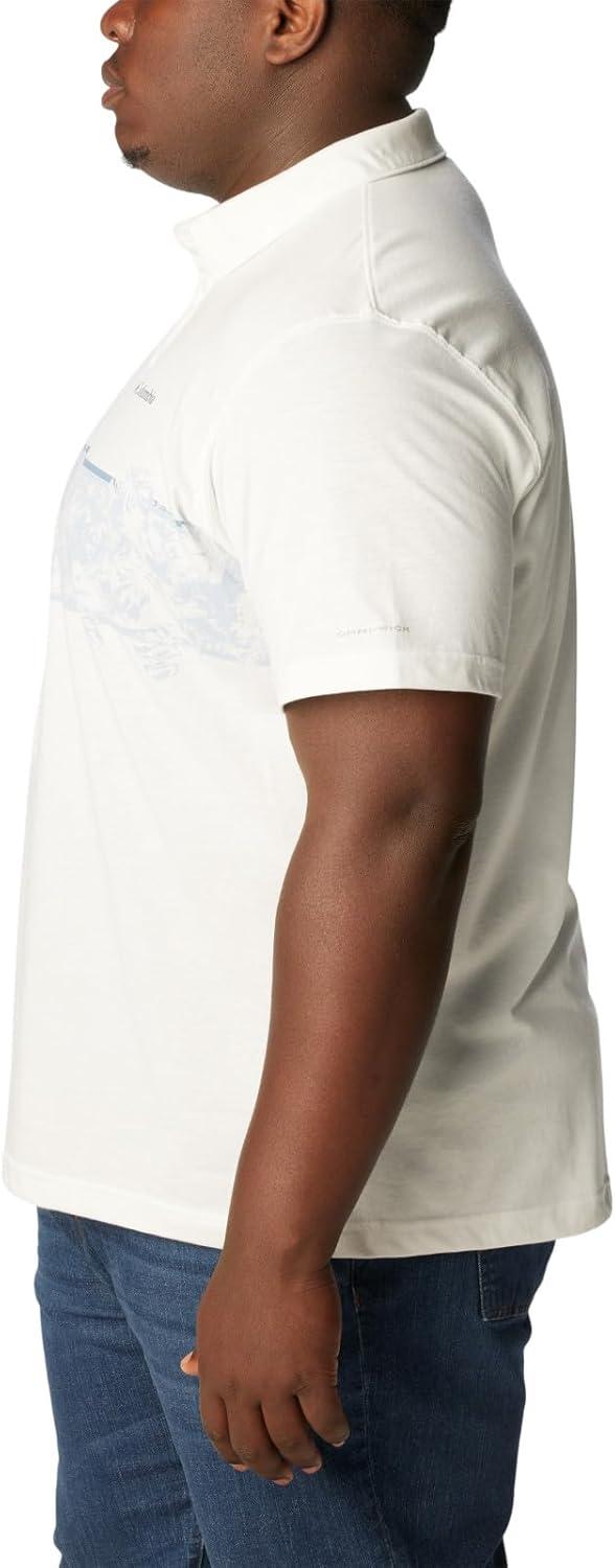 imageColumbia Mens Thistletown Hills Stripe PoloWhite