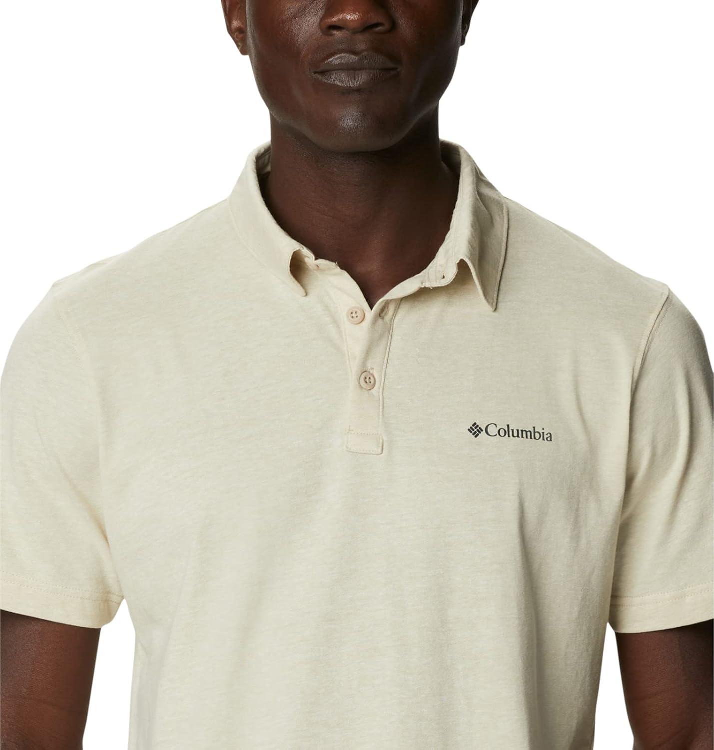 imageColumbia Mens Thistletown Ridge Polo Sp21Ancient Fossil Heather
