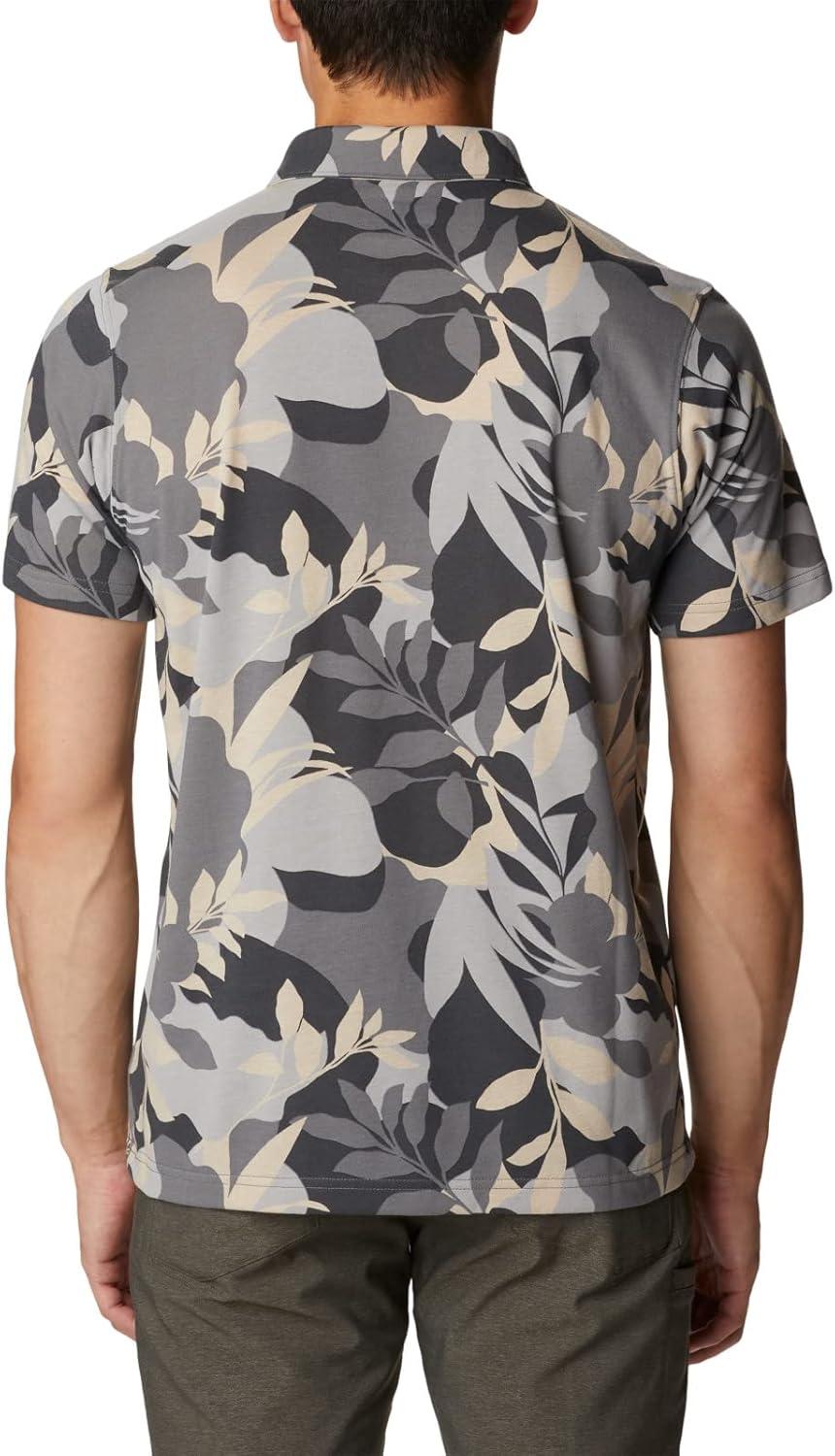 imageColumbia Mens Thistletown Ridge Polo Sp21City Grey Floriated
