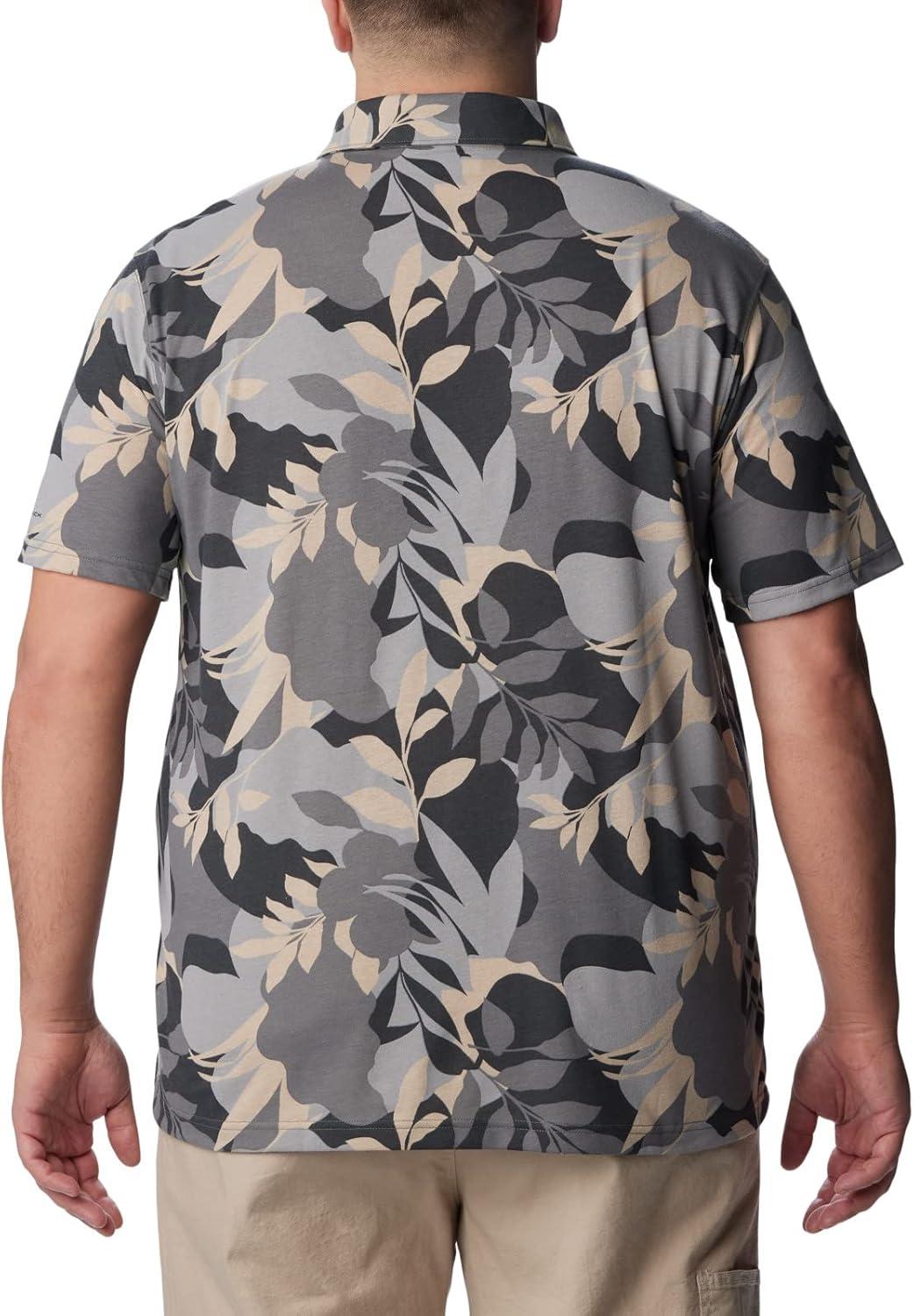 imageColumbia Mens Thistletown Ridge Polo Sp21City Grey Floriated