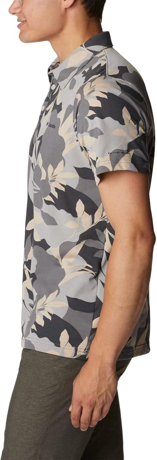 imageColumbia Mens Thistletown Ridge Polo Sp21City Grey Floriated