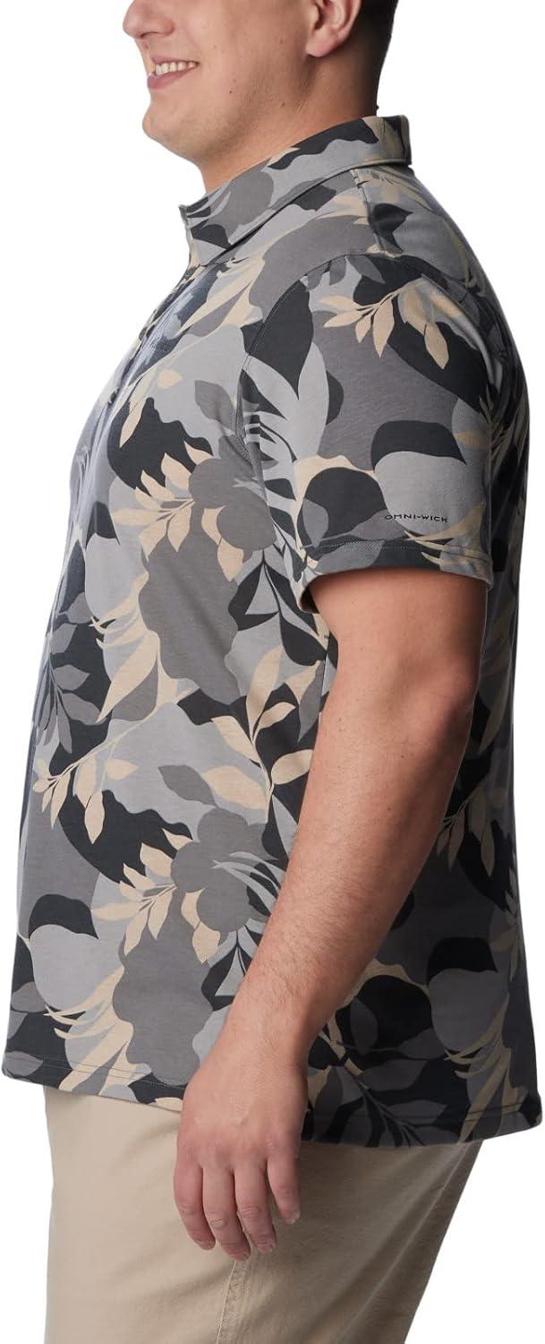 imageColumbia Mens Thistletown Ridge Polo Sp21City Grey Floriated