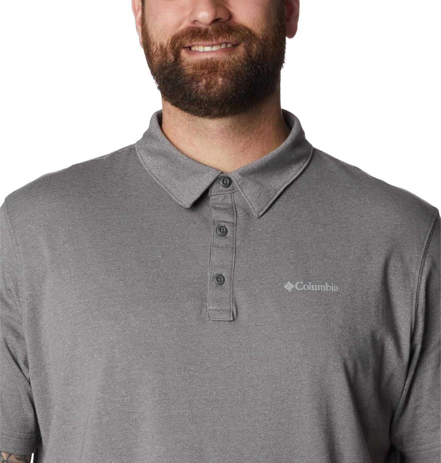 imageColumbia Mens Thistletown Ridge Polo Sp21City Grey Heather