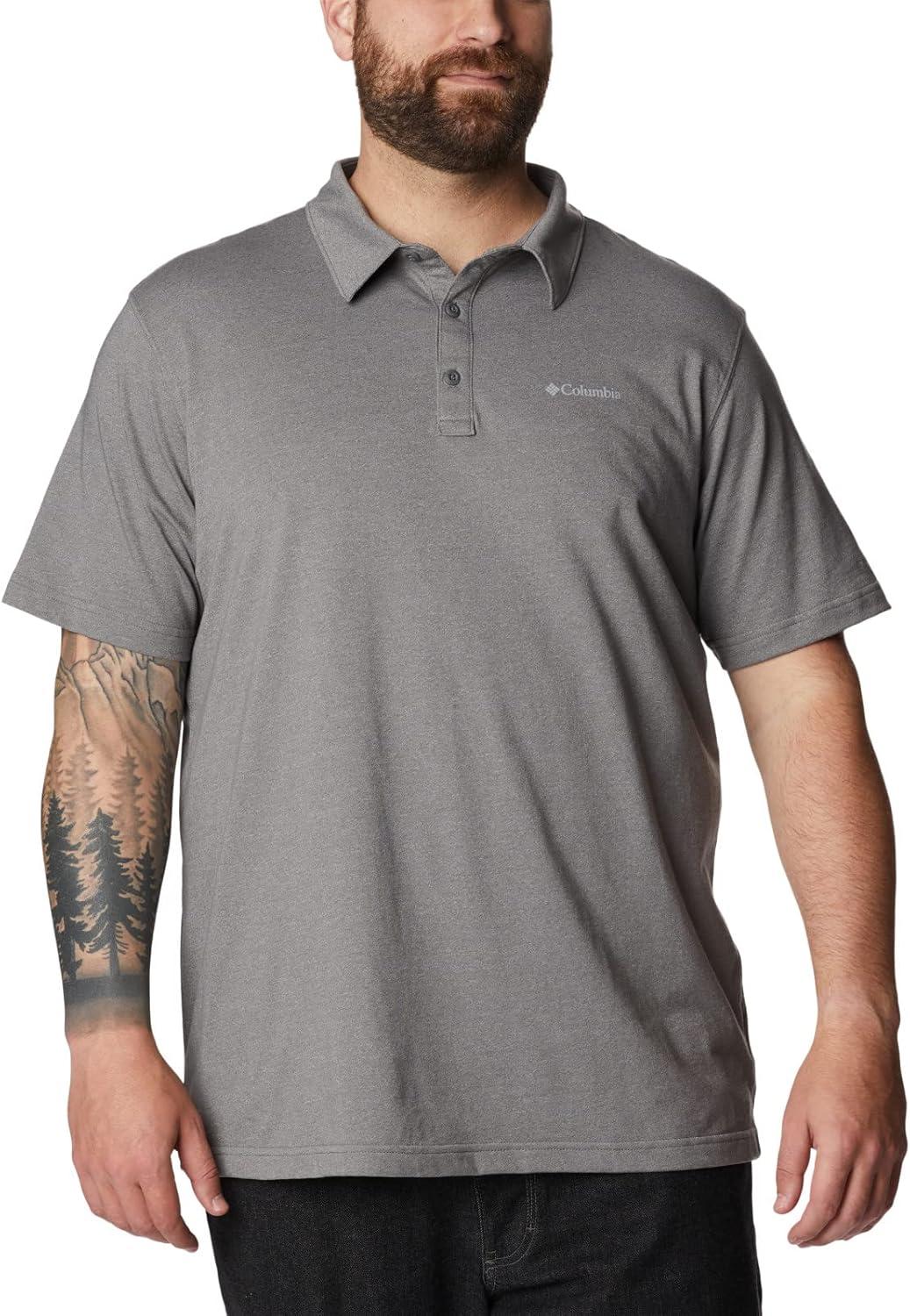 imageColumbia Mens Thistletown Ridge Polo Sp21City Grey Heather