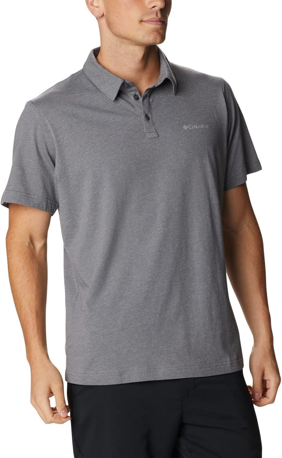 imageColumbia Mens Thistletown Ridge Polo Sp21City Grey Heather