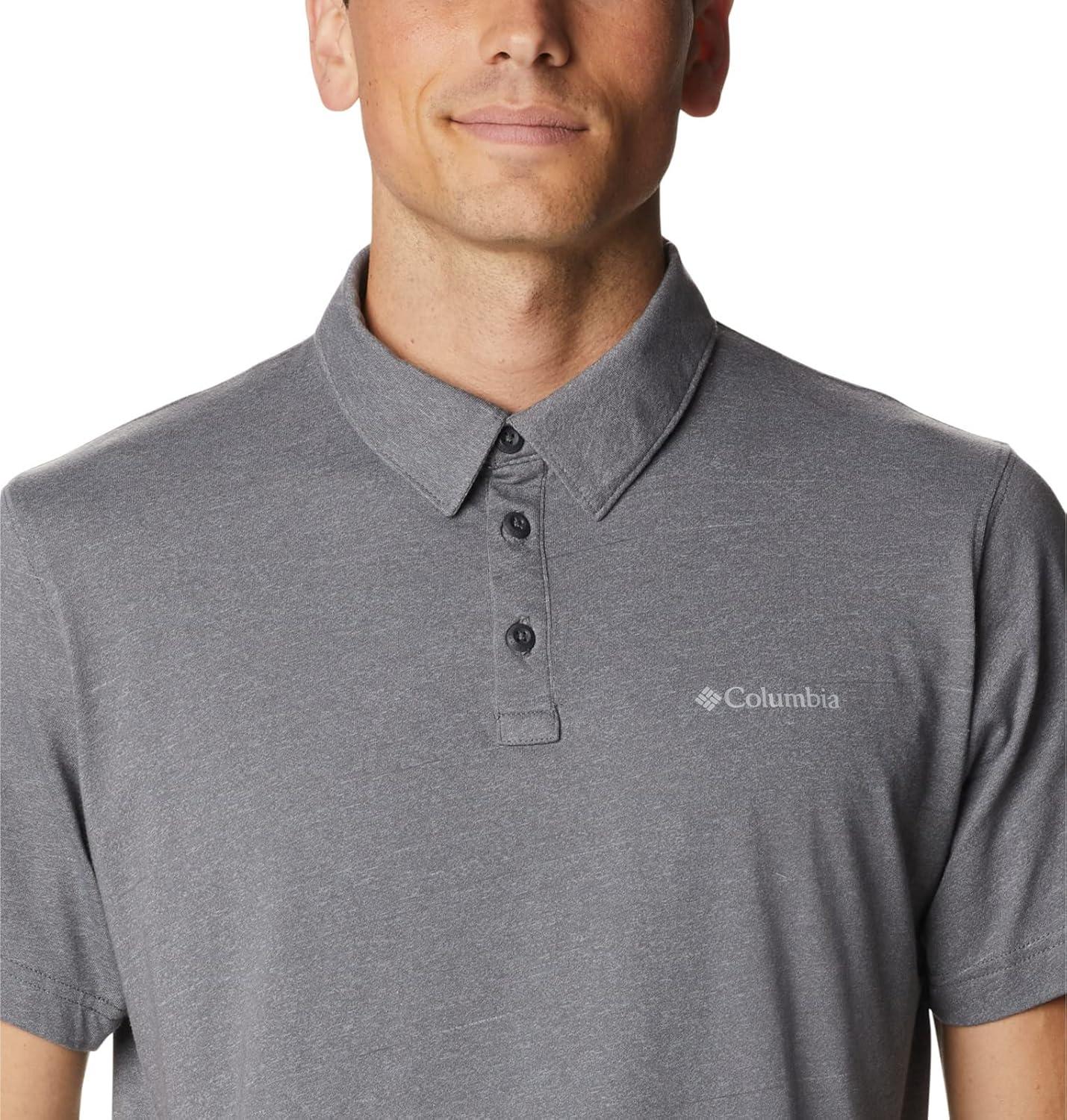 imageColumbia Mens Thistletown Ridge Polo Sp21City Grey Heather