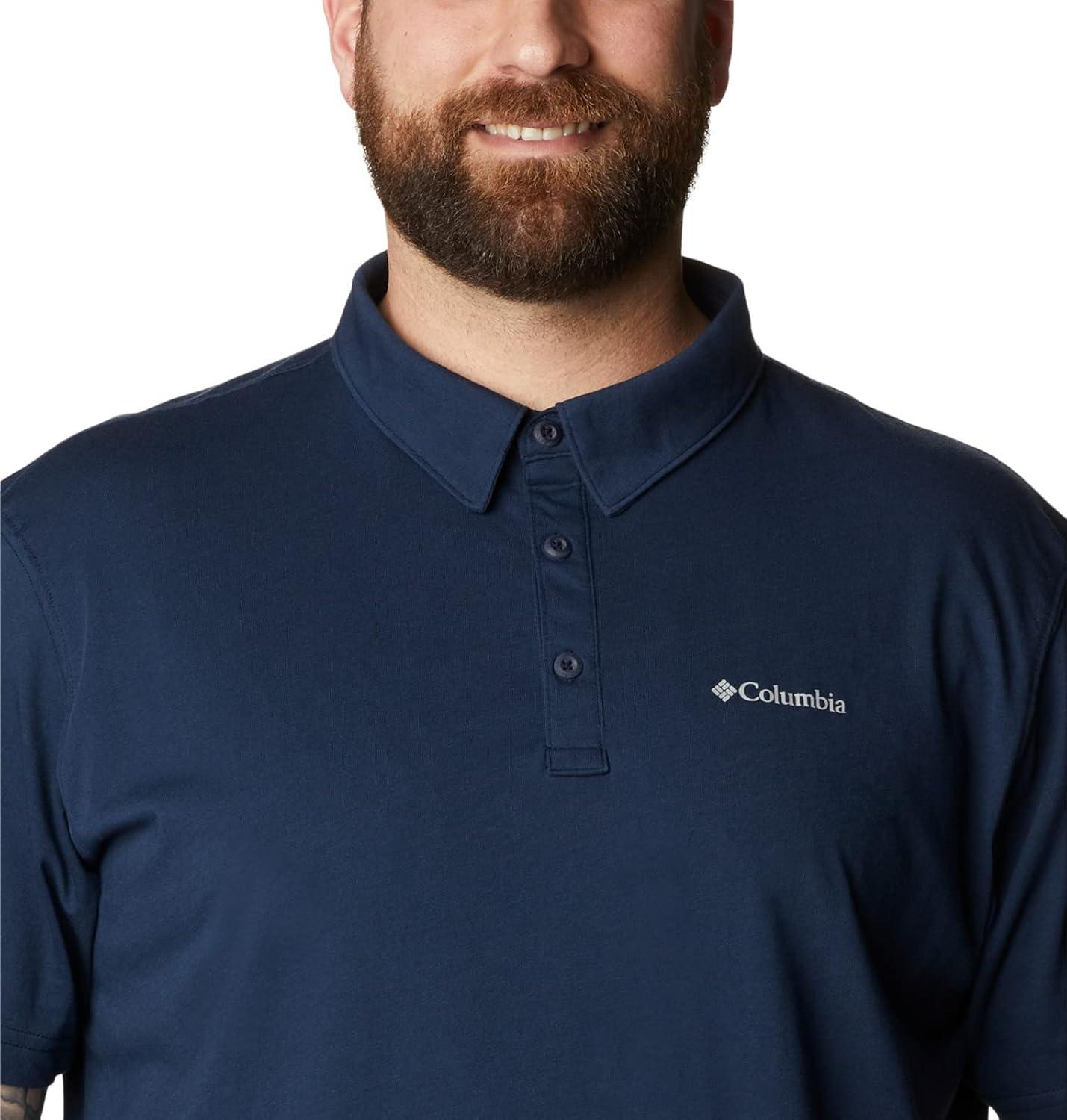 imageColumbia Mens Thistletown Ridge Polo Sp21Collegiate Navy Heather