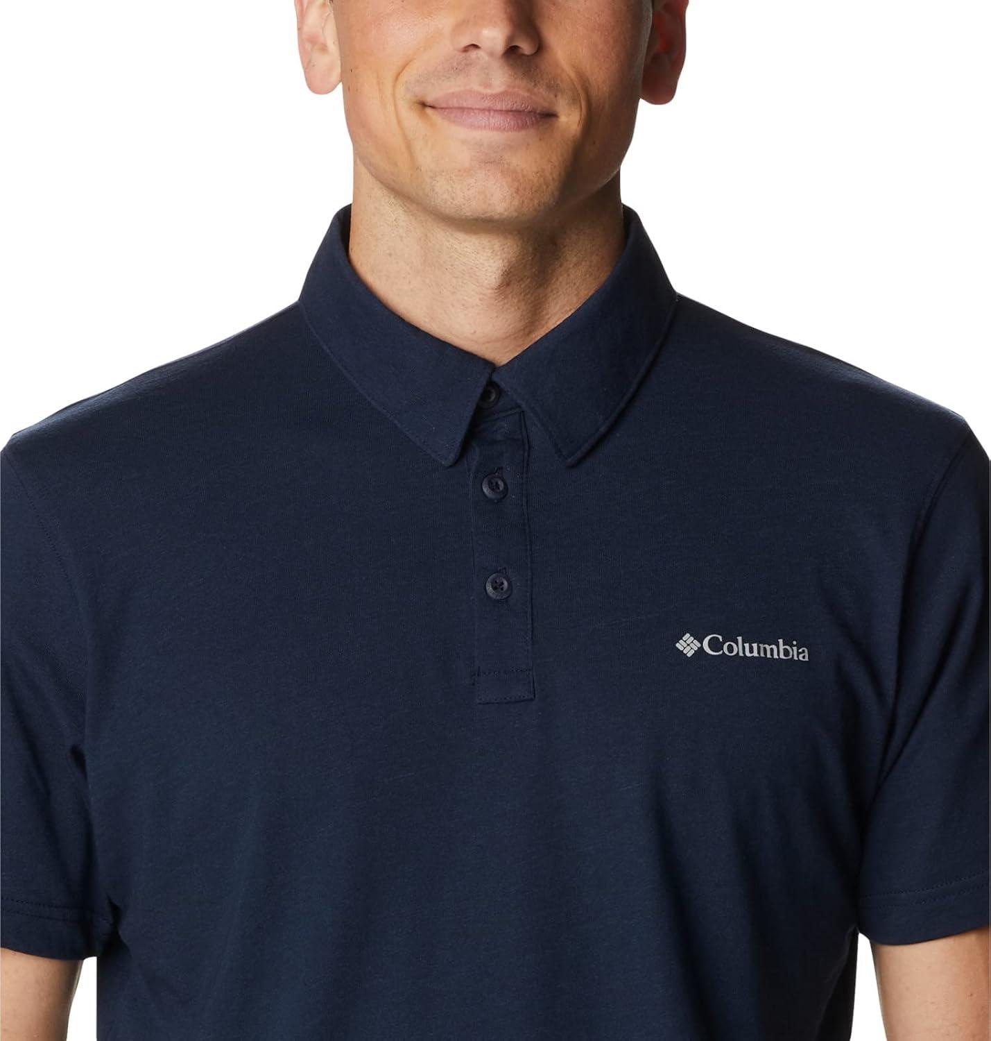 imageColumbia Mens Thistletown Ridge Polo Sp21Collegiate Navy Heather