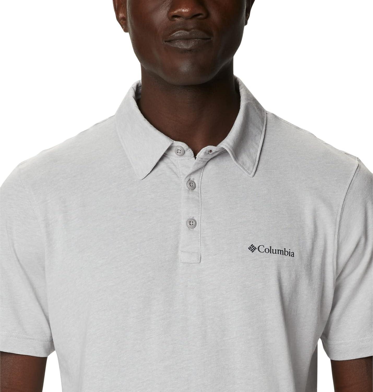 imageColumbia Mens Thistletown Ridge Polo Sp21Columbia Grey Heather