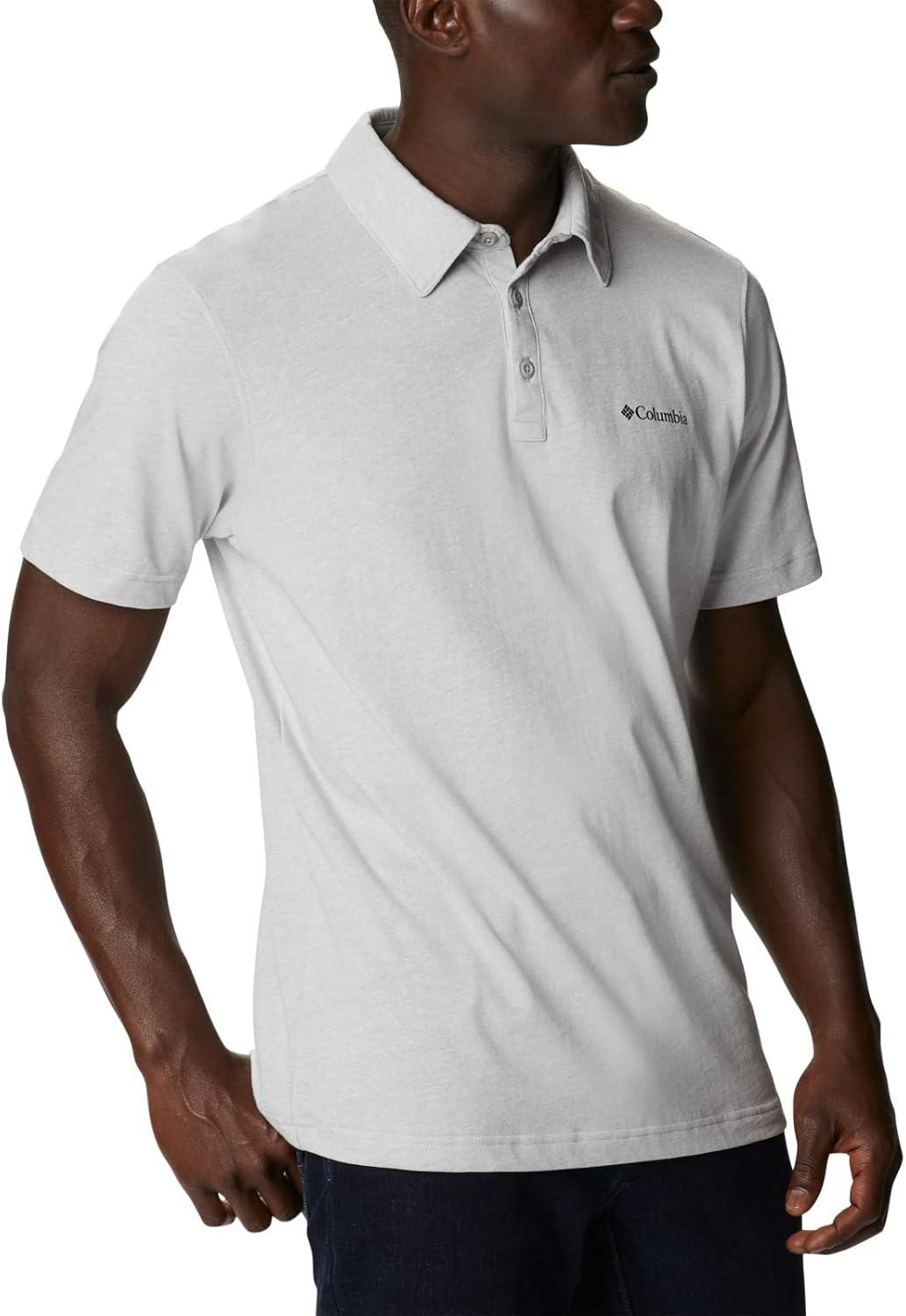 imageColumbia Mens Thistletown Ridge Polo Sp21Columbia Grey Heather