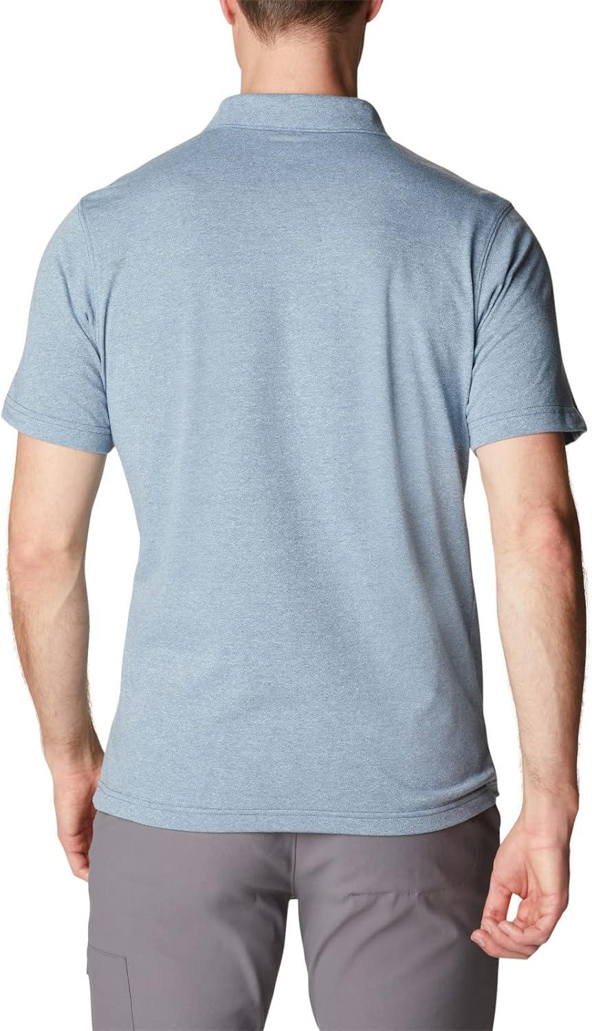 imageColumbia Mens Thistletown Ridge Polo Sp21Dark MountainSky Blue