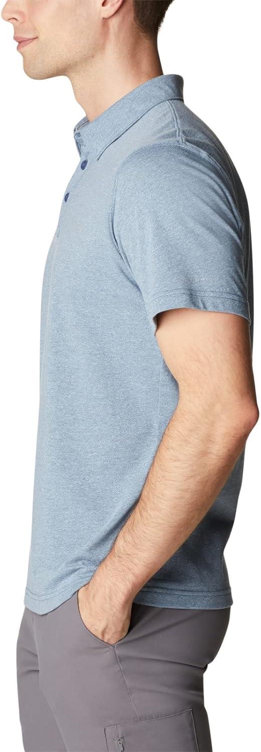 imageColumbia Mens Thistletown Ridge Polo Sp21Dark MountainSky Blue