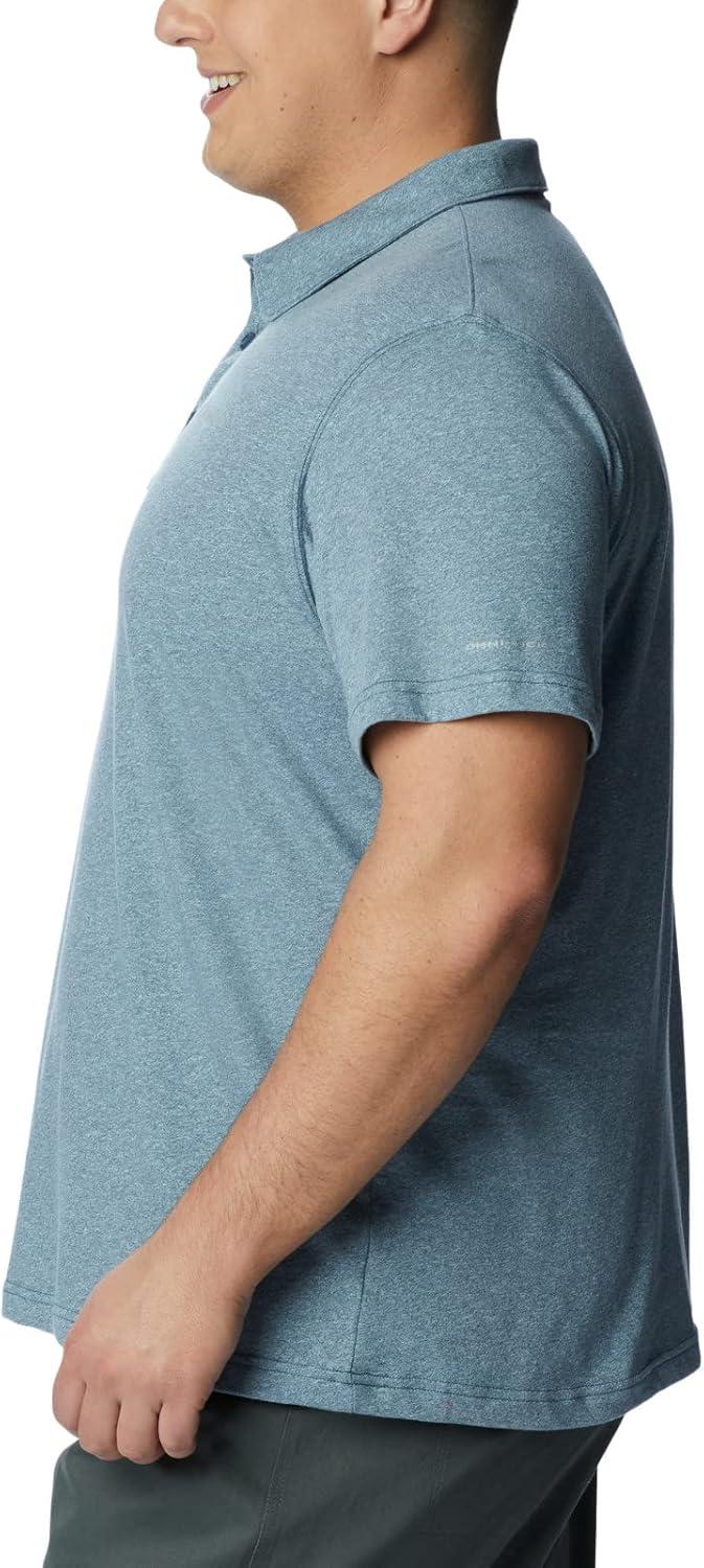 imageColumbia Mens Thistletown Ridge Polo Sp21Dark MountainSky Blue