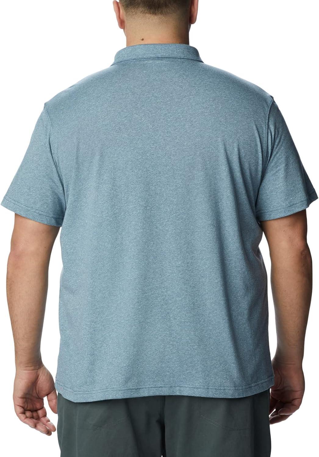 imageColumbia Mens Thistletown Ridge Polo Sp21Dark MountainSky Blue