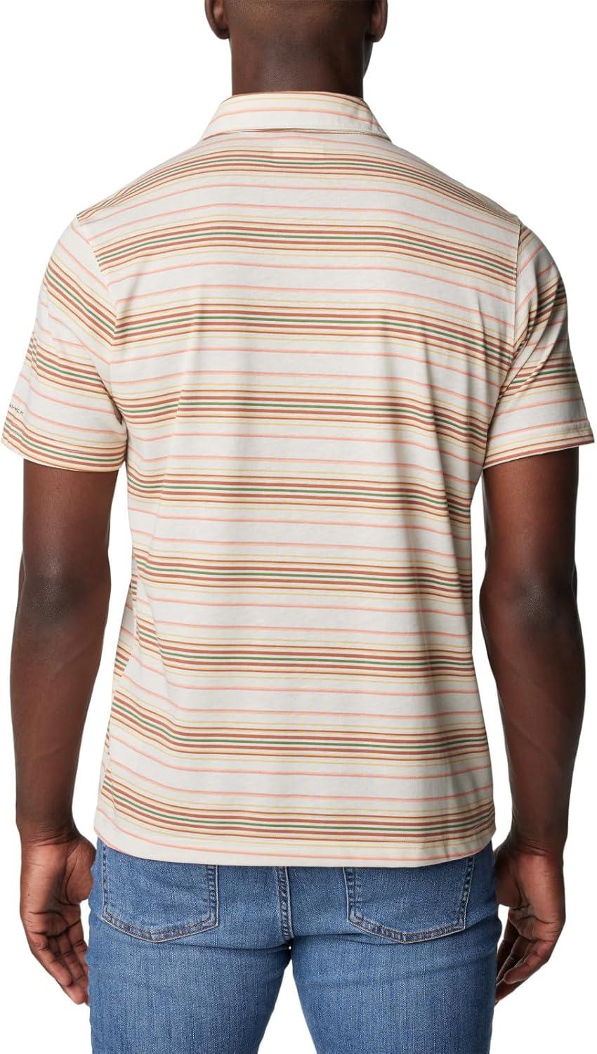 imageColumbia Mens Thistletown Ridge Polo Sp21Dark Stone Thistletown Stripe