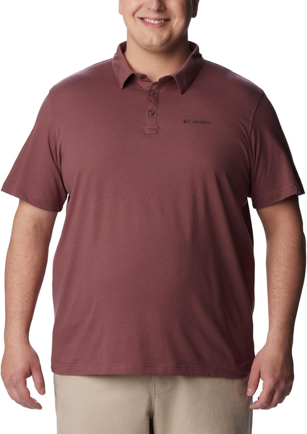 imageColumbia Mens Thistletown Ridge Polo Sp21Light Raisin