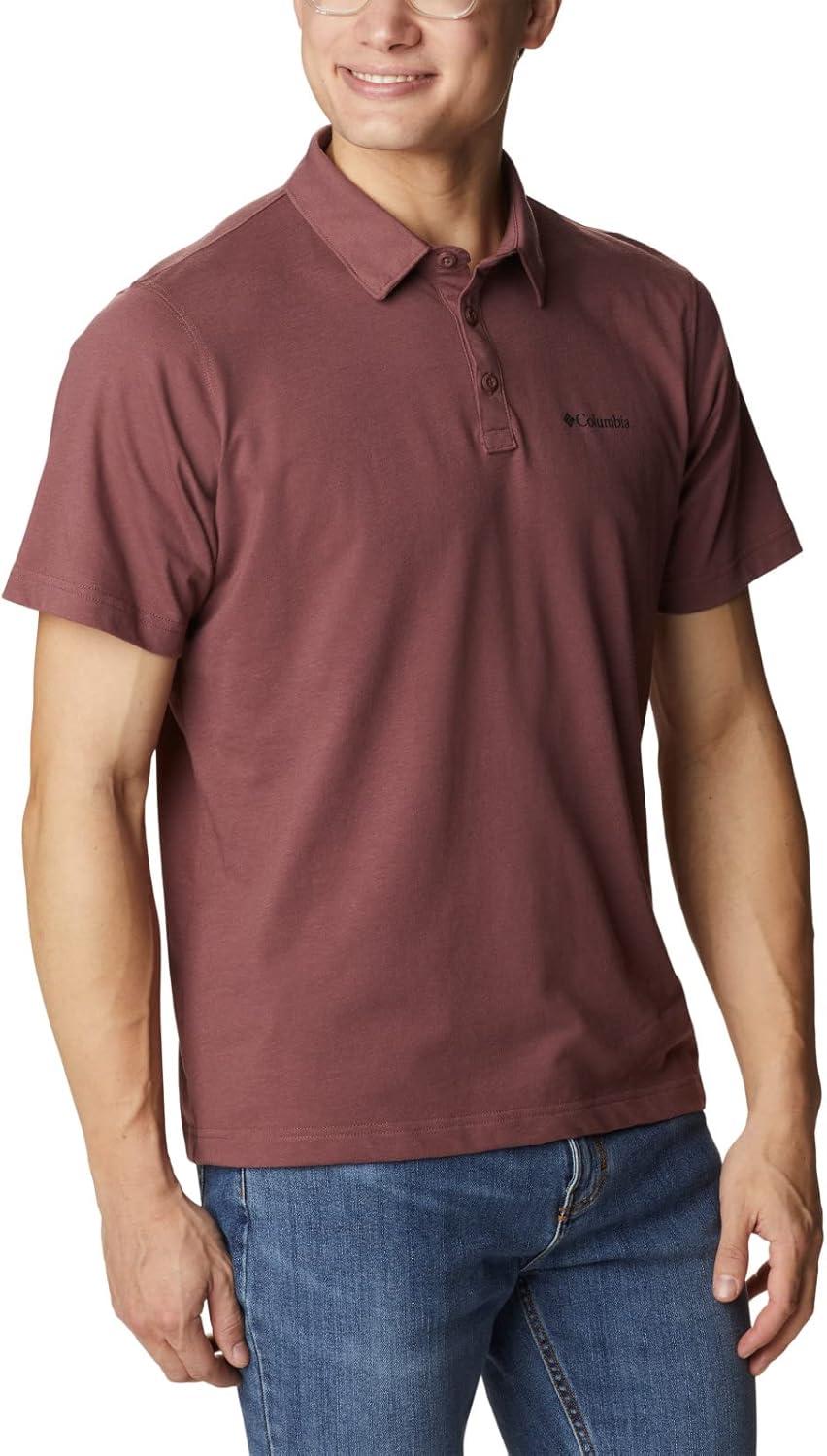 imageColumbia Mens Thistletown Ridge Polo Sp21Light Raisin