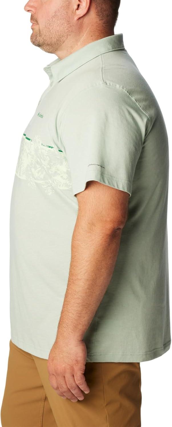 imageColumbia Mens Thistletown Ridge Polo Sp21Niagara Heather